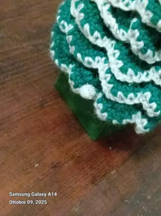 Albero di Natale uncinetto fatto a mano