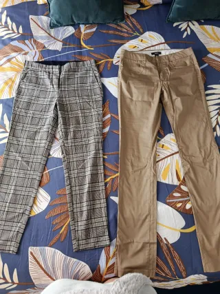 Lote 2 pantalones Zara y Mango