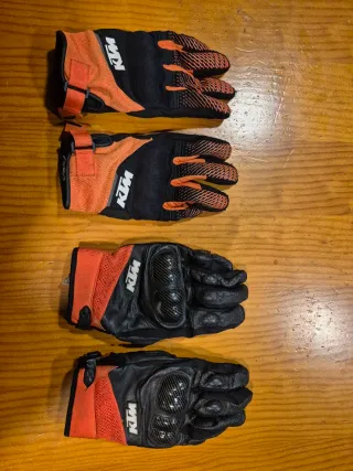2 pares de Guantes KTM Street y enduro