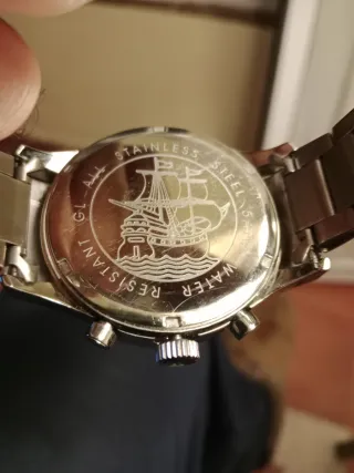 Reloj Gigandet Cronógrafo Plata y Blanco