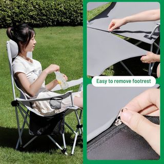 Sillón reclinable 4 posiciones con reposapiés