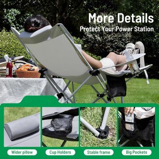 Sillón reclinable 4 posiciones con reposapiés