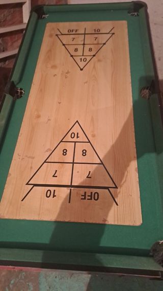 Mesa futbolín multijuegos