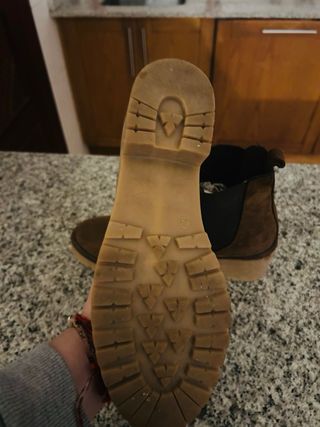 Botines Corina serraje Marrones Talla 39