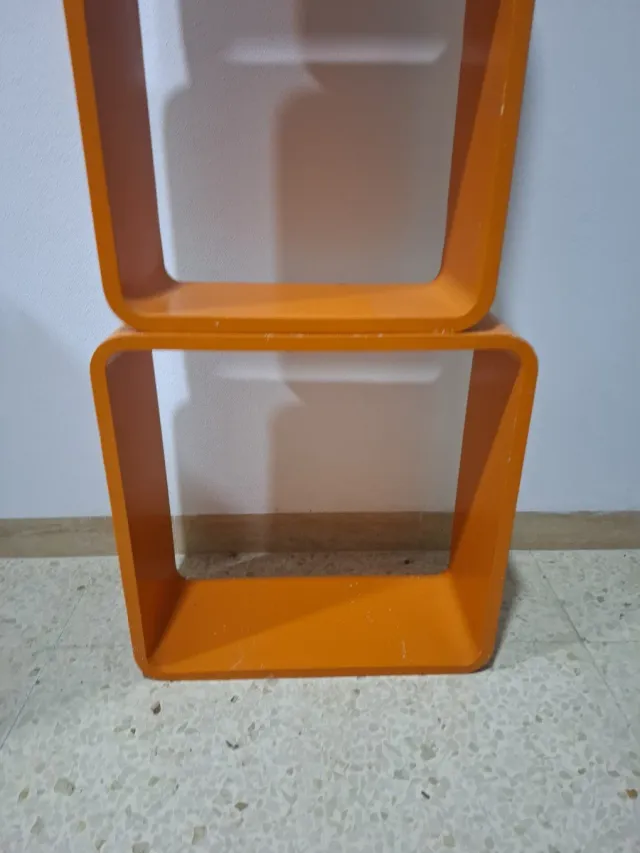 Estanterías Cubo Naranja