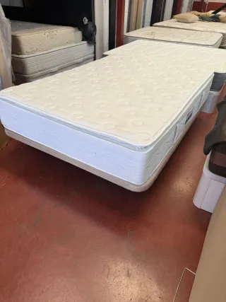 Base y colchón Flex Doble Carcasa 150x200