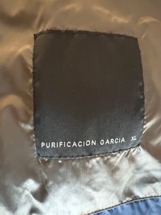 Chaquetón Purificación García Marrón Hombre