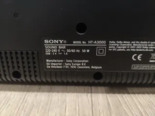 Barra de Sonido Sony HT-A3000