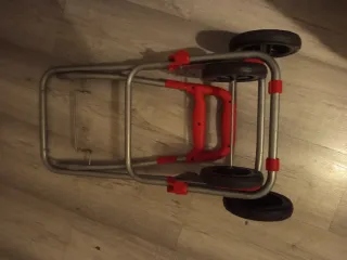 Carro plegable metal y plástico