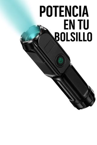 Linterna LED táctica TAUTTER recargable USB — Nuev