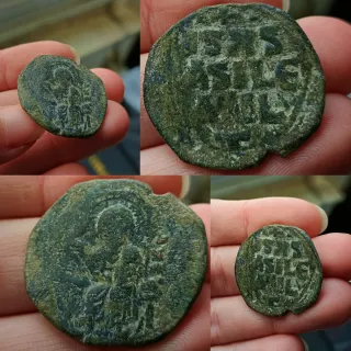 Moneda Bizantina Romana Antigua