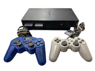 CONSOLA SONY PS2 FAT + 2MANDOS + 2 MEMORY CARD