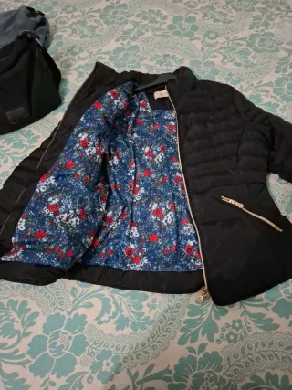 Campera de abrigo negra