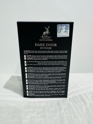 Perfume Dark Door Intense Maison Alhambra