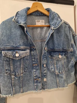 Cazadora vaquera cropped