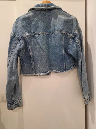 Cazadora vaquera cropped