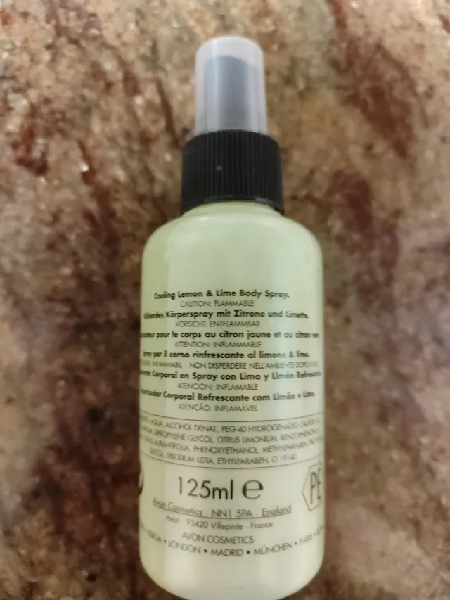 AVON Summer Zest Cooling Lemon & Lime Body Spray