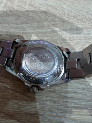 Reloj Lotus Cronógrafo Azul y Plateado Hombre