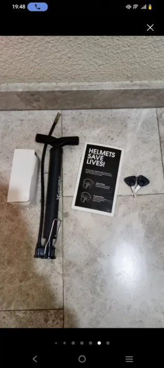 Bomba de aire para patinete