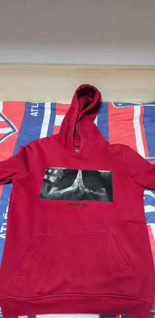 Sudadera Vans Roja con Estampado