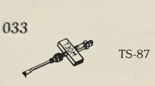 Aguja Tocadiscos Amstrad TS 80/87 Diamante