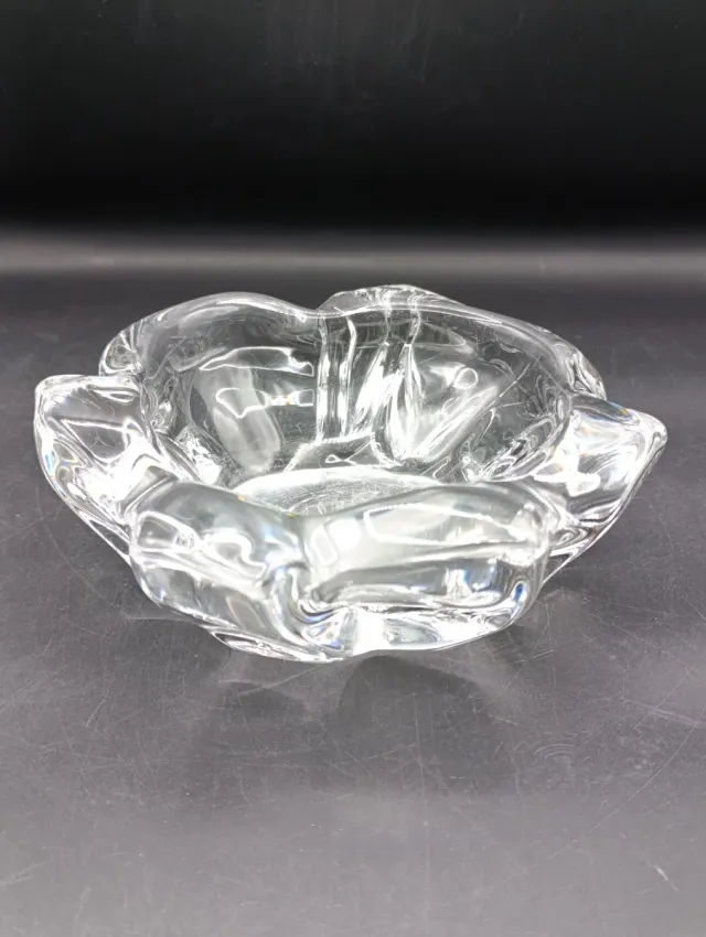 Cenicero cuenco cristal francés Daum