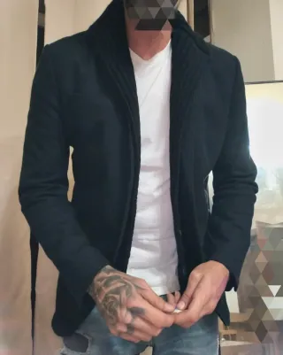 Chaqueta americana Bershka negra