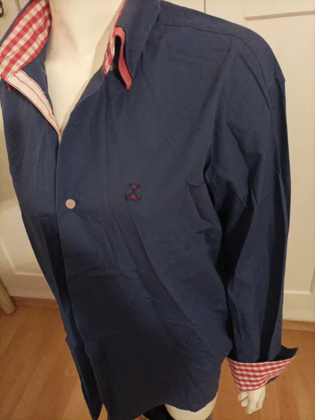 Camisa de vestir caballero azul