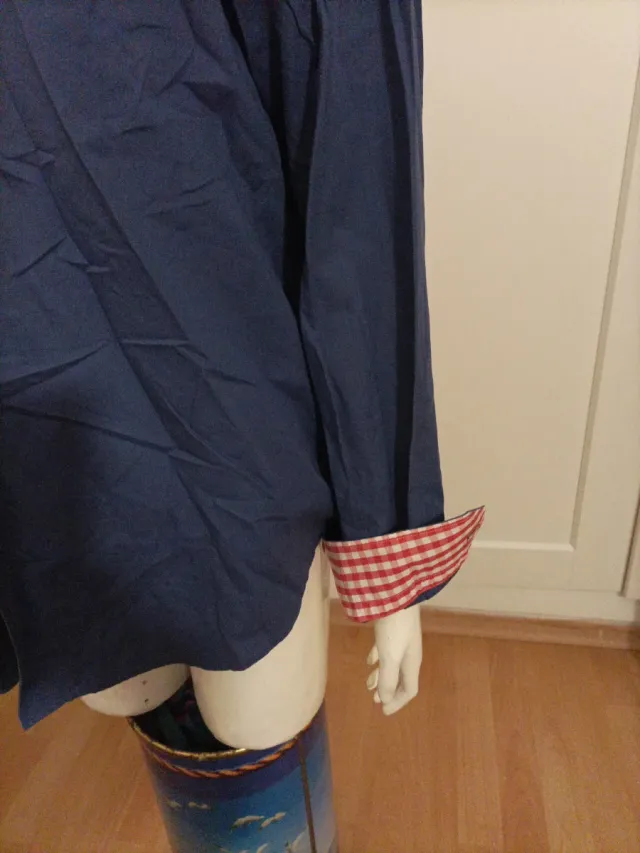 Camisa de vestir caballero azul