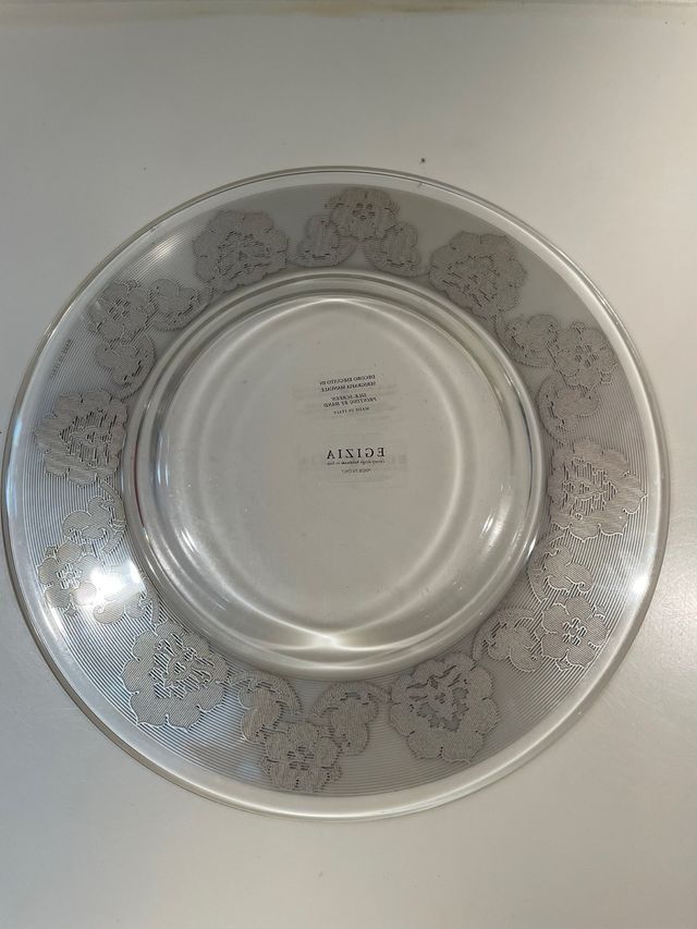 Piatto decorativo Egizia argento