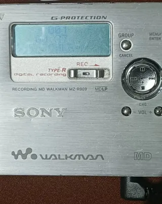 Minidisc Sony MZ-R909 Plata
