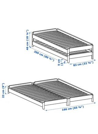 Cama nido IKEA madera