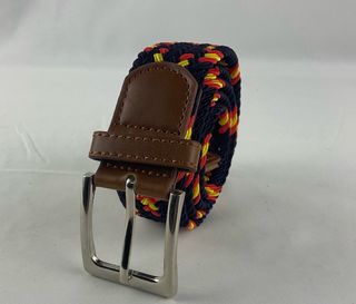 Cinturón elástico trenzado bandera España