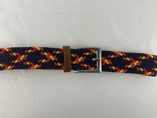 Cinturón elástico trenzado bandera España