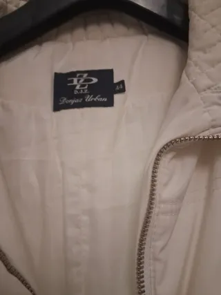 Anorak blanco acolchado