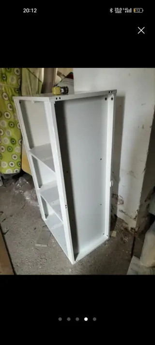 Estantería blanca madera 120/60/40