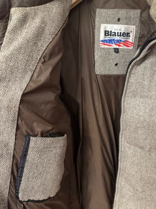 Piumino Blauer uomo tessuto marrone