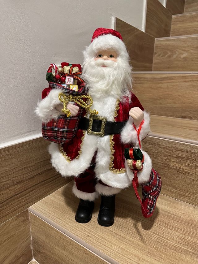 Figura Papá Noel Decoración Navideña