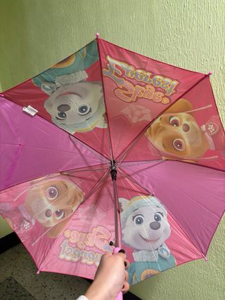 Paraguas Patrulla Canina Rosa