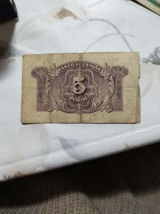 Billete 5 Pesetas Banco de España 1935