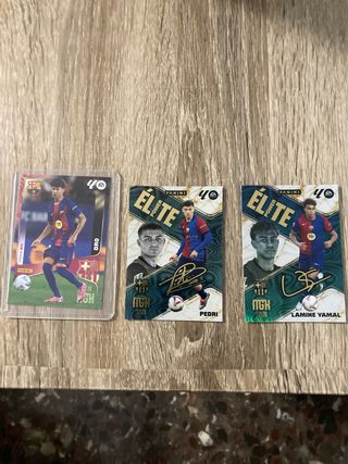 Lote 3 Cromos Panini FC Barcelona mega Cracks