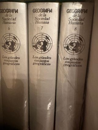 colección completa Geografía de la Sociedad Humana