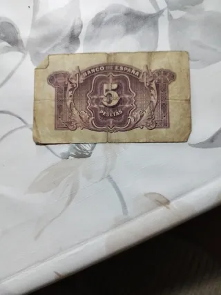 Billete 5 Pesetas Banco de España 1935
