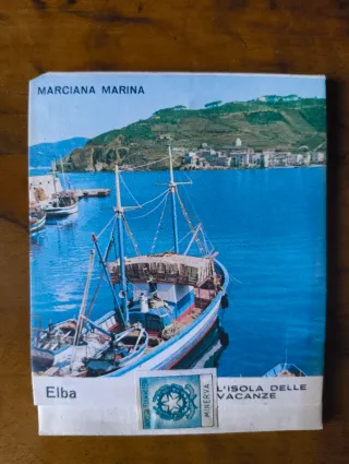 Rara Scatola Decorativa Fiammiferi - Isola Elba