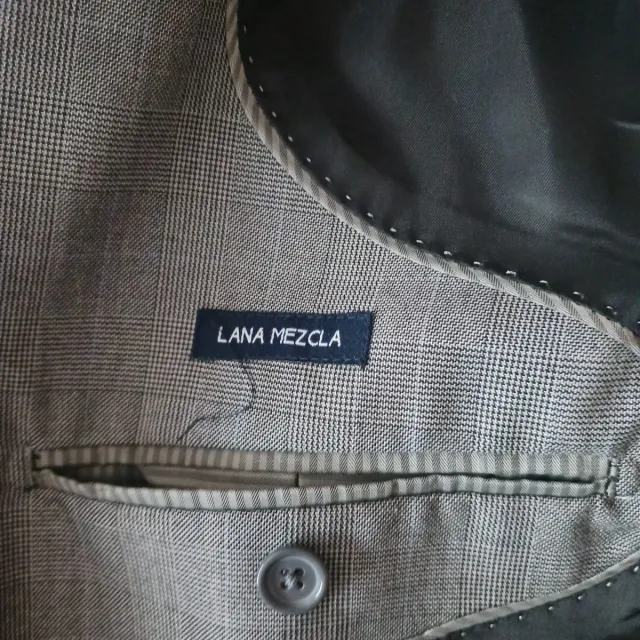 Conjunto traje gris hombre