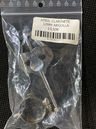 Atril Clarinete 32mm Argolla Samba