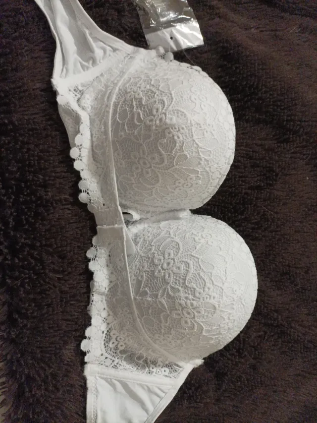 Sujetador elegante encaje blanco