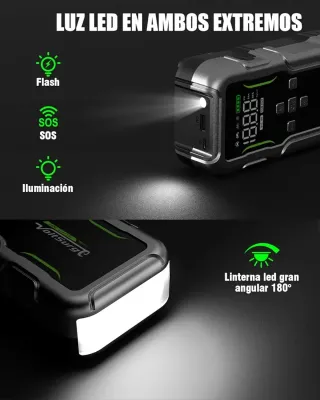 Arrancador Batería 7000A + Compresor 160PSI