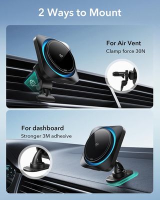 Caricatore Auto Wireless ESR Qi2 15W