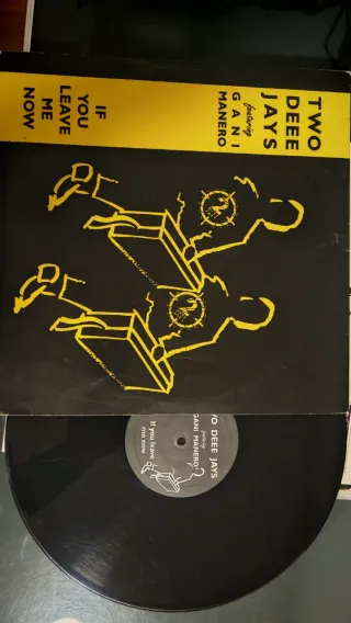 Two deee jays if you leave me now dance